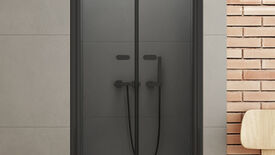 new trendy new soleo black kabiny i brodziki