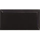Equipe Ceramicas, Metro, EQUIPE METRO BLACK MATT PŁYTKA ŚCIENNA 10X20 (20124) 