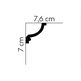 Mardom, Listwy Sufitowe, MARDOM MDA121 LISTWA SUFITOWA 200X7X7.6 