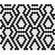 Dunin, Hexagonic, DUNIN MINI HEXAGON B&W LACE MOZAIKA 26X30 
