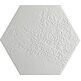 Codicer, Milano Hex25, CODICER MILANO WHITE HEXAGONAL GRES 22X25 