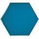 Equipe Ceramicas, Scale, EQUIPE HEXAGON ELECTRIC BLUE PŁYTKA ŚCIENNA 12.4X10.7 (23836) 