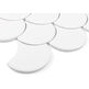Dunin, Arabesco, DUNIN MINI FISH SCALE WHITE 88 MOZAIKA 29.6X30 
