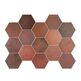 Equipe Ceramicas, Heritage, EQUIPE HERITAGE WINE HEXAGONO GRES 17.5X20 (24956) 