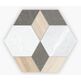 Vives, Seine, VIVES MAYEIX MULTICOLOR HEXAGONO GRES 23.3X26.8 