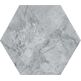 Decus, Marmol, DECUS MARMOL GRIS PERLA HEXAGONO GRES 14X16.3 