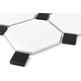 Dunin, Black&White, DUNIN OCTAGON WHITE 95 MOZAIKA GRESOWA 29.6X29.6 
