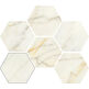 Ape Ceramica, Calacatta Slow, APE CERAMICA CALACATTA SLOW HEXAGON GRES MATT 13.9X16 