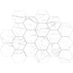 Ribesalbes, Shaped Marble, RIBESALBES SHAPED MARBLE HEX CARRARA MATT GRES 15X17.3 