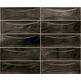 Equipe Ceramicas, Hanoi, EQUIPE HANOI ARCO BLACK ASH PŁYTKA ŚCIENNA 6.5X20 (30040) 