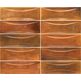 Equipe Ceramicas, Hanoi, EQUIPE HANOI ARCO BURNT RED PŁYTKA ŚCIENNA 6.5X20 (30066) 