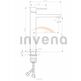 Invena, Glamour, INVENA GLAMOUR BATERIA UMYWALKOWA WYSOKA CHROM (BU-02-W01-V) 