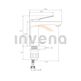 Invena, Neri, INVENA NERI BATERIA UMYWALKOWA CHROM (BU-01-001-L) 