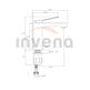 Invena, Neri, INVENA NERI BATERIA UMYWALKOWA CZARNA (BU-01-004-L) 