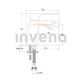 Invena, Paros, INVENA PAROS BATERIA BIDETOWA CHROM (BB-09-001-A) 