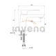Invena, Paros, INVENA PAROS BATERIA UMYWALKOWA CHROM (BU-09-001-A) 