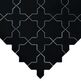 Dunin, House Loves, DUNIN STAR&CROSS BLACK MATT MOZAIKA 30.2X30.2 