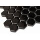 Dunin, House Loves, DUNIN MINI HEXAGON BLACK  MATT MOZAIKA 26X30 