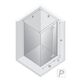 New Trendy, New Renoma, NEW TRENDY NEW RENOMA KABINA KWADRATOWA PRAWA. CHROM. SZKŁO CZYSTE 6MM 90X90X195 (D-0114A/D-0084B-WP) 