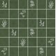 Vives, Root, VIVES ROOT ARVUM-4 GREEN DEKOR 13X13 