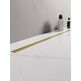 New Trendy, Odwodnienia Liniowe, NEW TRENDY ODWODNIENIE LINIOWE VISIO SLIM GOLD BRUSHED 80 Z RUSZTEM SZCZOTKOWANYM W KOLORZE ZŁOTYM (OL-0083) 