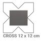 Equipe Ceramicas, Porto, EQUIPE PORTO CROSS BLACK GRES 17.5X20 (30618) 