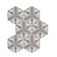 Equipe Ceramicas, Hexatile, EQUIPE HEXATILE NATURE B&W DEKOR 17.5X20 (21355) 