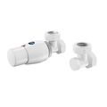INSTAL-PROJEKT Z13 ZESTAW TERMOSTATYCZNY KĄTOWY KOLOR BIAŁY PEX (6037000VT) 