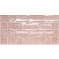 EQUIPE ALTEA DUSTY PINK PŁYTKA ŚCIENNA 7.5X15 (27614) 