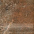 PARADYŻ ARTEON BROWN STOPNICA PROSTA 30X30X0.85 