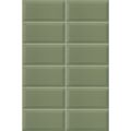 MAINZU CERAMICA BISSEL GREEN OLIVE PŁYTKA ŚCIENNA 10X20 