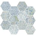 APARICI BOHEMIAN BLUE NATURAL HEXAGONAL MOZAIKA 28X30 