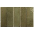 EQUIPE BOHEMIAN BRONZE GREEN PŁYTKA ŚCIENNA 6X18.6 (32342) 