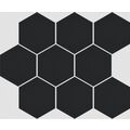 CERRAD CAMBIA BLACK MOZAIKA HEKSAGON LAPPATO REKTYFIKOWANA 27.53X33.4X0.8 