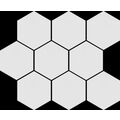 CERRAD CAMBIA WHITE MOZAIKA HEKSAGON LAPPATO REKTYFIKOWANA 27.53X33.4X0.8 