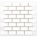 MANUFAKTURA MOZAIK CEGIEŁKI BIAŁE MAT MOZAIKA 30X30 