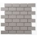 MANUFAKTURA MOZAIK CEGIEŁKI SZARE MAT MOZAIKA 30X30 