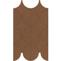 MARAZZI CEMENTUM COTTO MOSAICO CERCHI M9Y6 23.8X41.4 