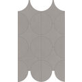 MARAZZI CEMENTUM NICKEL MOSAICO CERCHI M9Y1 23.8X41.4 