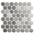 REALONDA CIRCLE GLOSSY GREY GRES 30.9X30.9 