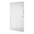 BESCO DUO SLIDE 100 DRZWI PRYSZNICOWE PRZESUWNE PRAWE/LEWE SZKŁO PRZEJRZYSTE 100X195 (DDS-100) 