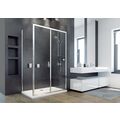 BESCO DUO SLIDE 90 PANEL BOCZNY DRZWI PRYSZNICOWE SZKŁO PRZEJRZYSTE 90X195 (PDS-90) 