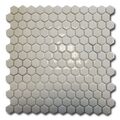 EL CASA ENAMEL HEXAGON WHITE MIX SOFT/BRILLO MOZAIKA 29.8X30.8 
