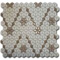 EL CASA ENAMEL RHOMBUS BEIGE MIX SOFT BRILLO MOZAIKA 29.4X25.2 