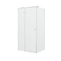 SEA-HORSE FRESH LINE KABINA ASYMETRYCZNA LEWA 80X120X195 CHROM SZKŁO TRANSPARENTNE (BK247T08/12L) 