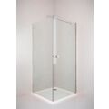 SEA-HORSE FRESH LINE KABINA KWADRATOWA PRAWA 100X100X195 CHROM SZKŁO TRANSPARENTNE (BK259T10P+) 