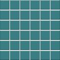 PARADYŻ GAMMO COLOURS TURKUSOWY MOZAIKA PRASOWANA MAT KOSTKA 4.8X4.8 MOZAIKA 29.8X29.8 