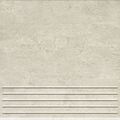 DOMINO GRIS SZARY GRES STOPNICA 33.3X33.3 