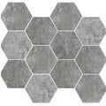 APARICI HARLEM GREY HEXAGONAL MOZAIKA 28X30 