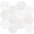 APARICI HARLEM WHITE HEXAGONAL MOZAIKA 28X30 